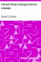 [Gutenberg 31351] • A Record of Study in Aboriginal American Languages